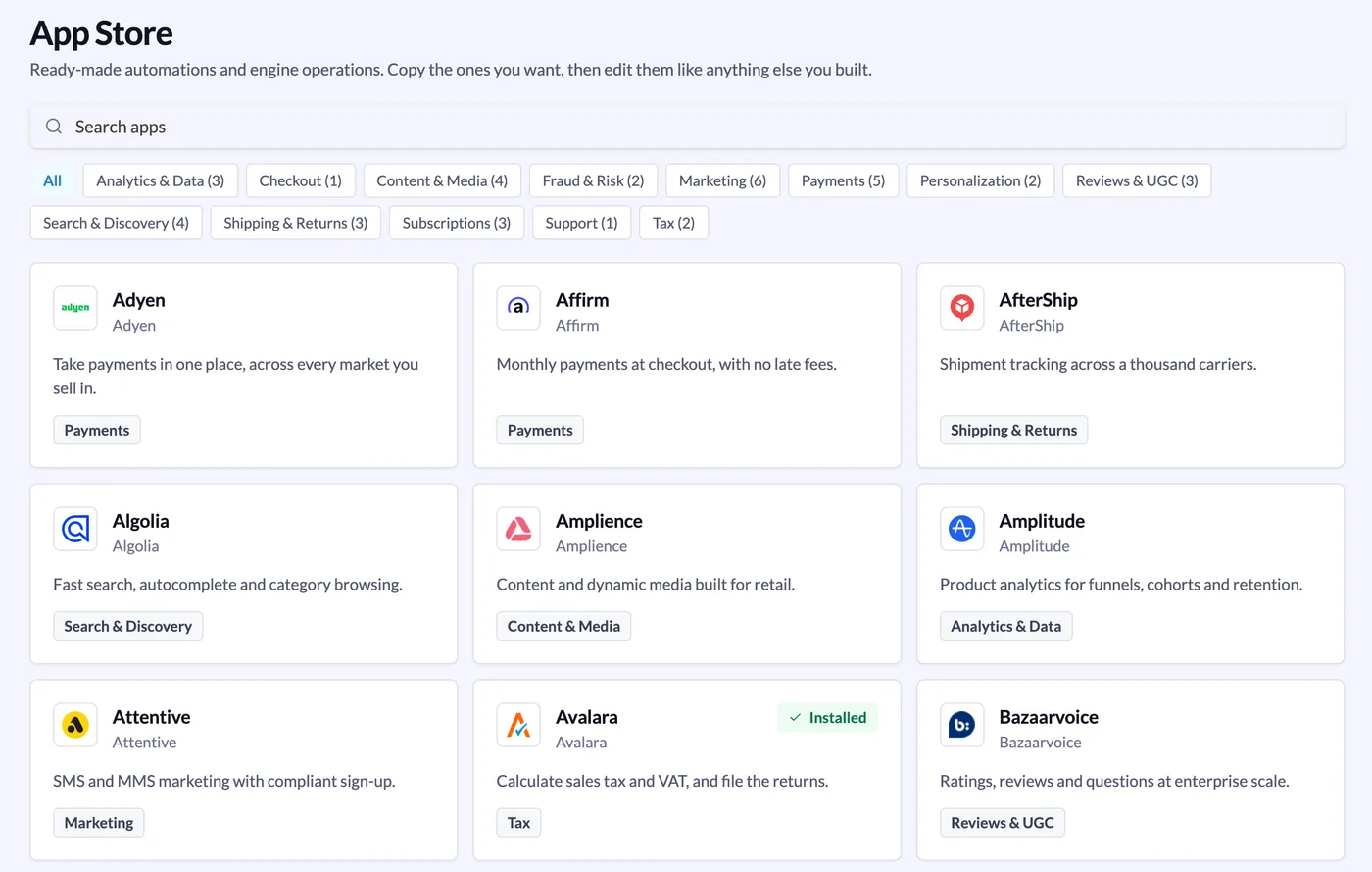 The Reline App Store